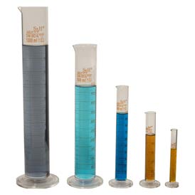 GLASS MEASURING CYLINDER